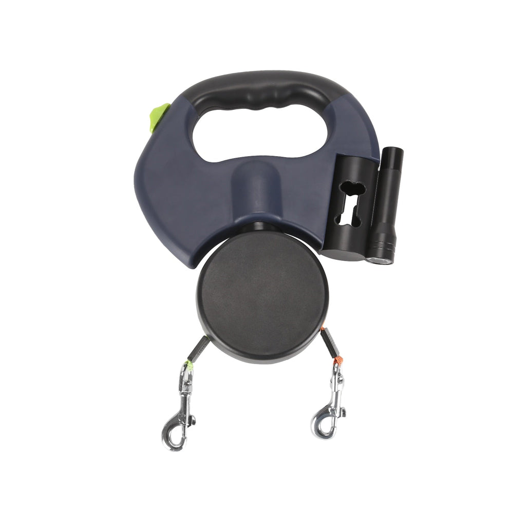 Retractable Double Dog Leash for Two Dogs