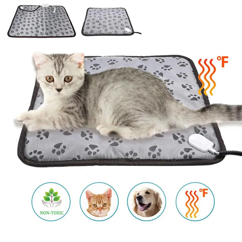 Pet Electric Blanket Heating Pad Bed /Mat Waterproof Adjustable Temperature