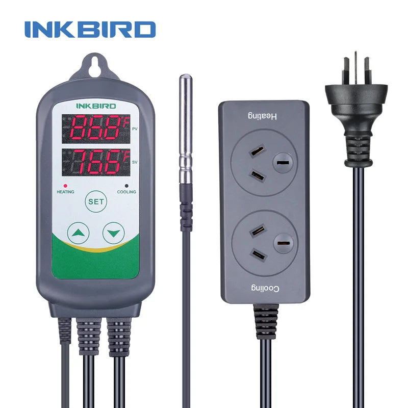 Heating /Cooling Dual Temperature Controller, Carboy, Fermenter, Greenhouse Terrarium