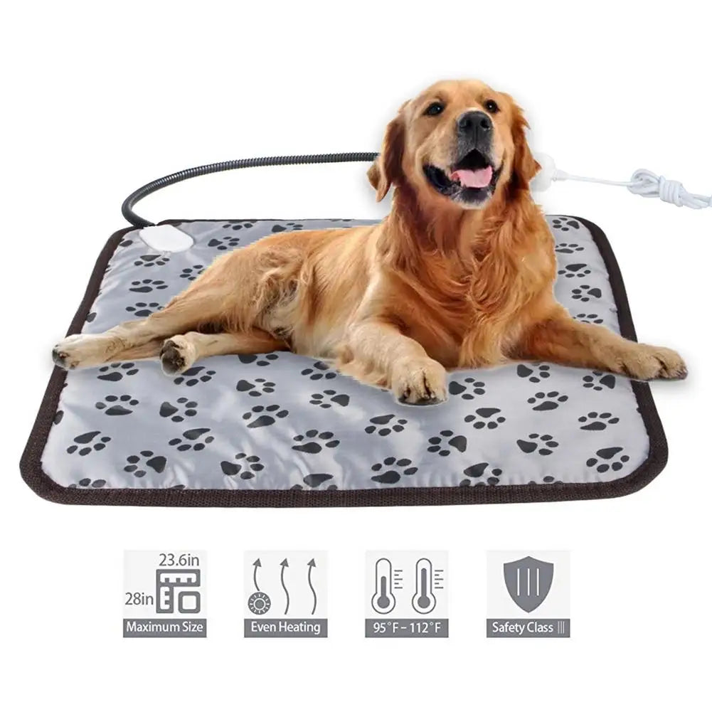 Pet Electric Blanket Heating Pad Bed /Mat Waterproof Adjustable Temperature