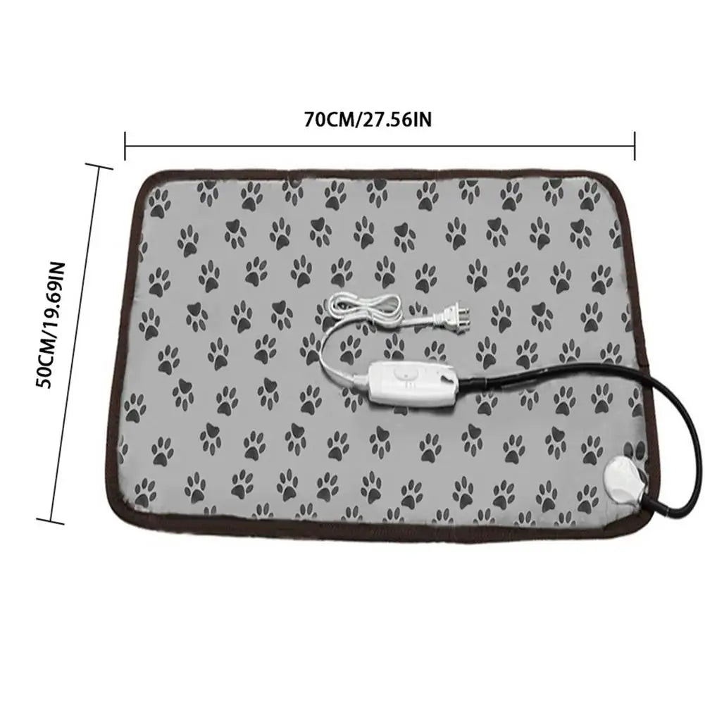 Pet Electric Blanket Heating Pad Bed /Mat Waterproof Adjustable Temperature