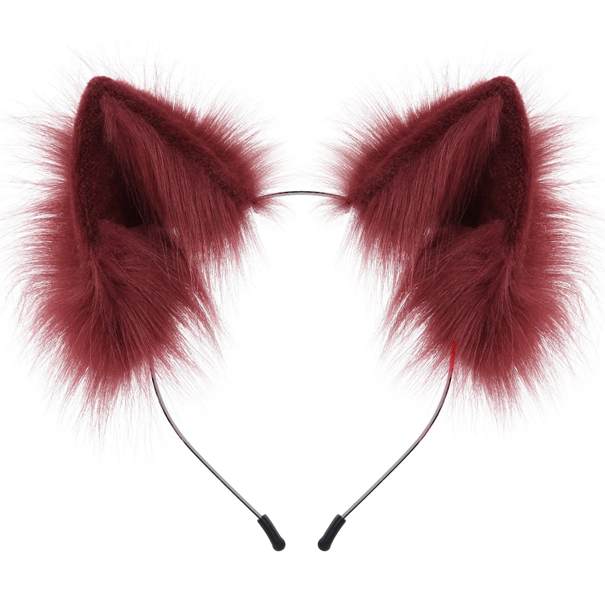 Plush Cat Ears Headpiece Costume for Kids Adults Halloween Dress Up