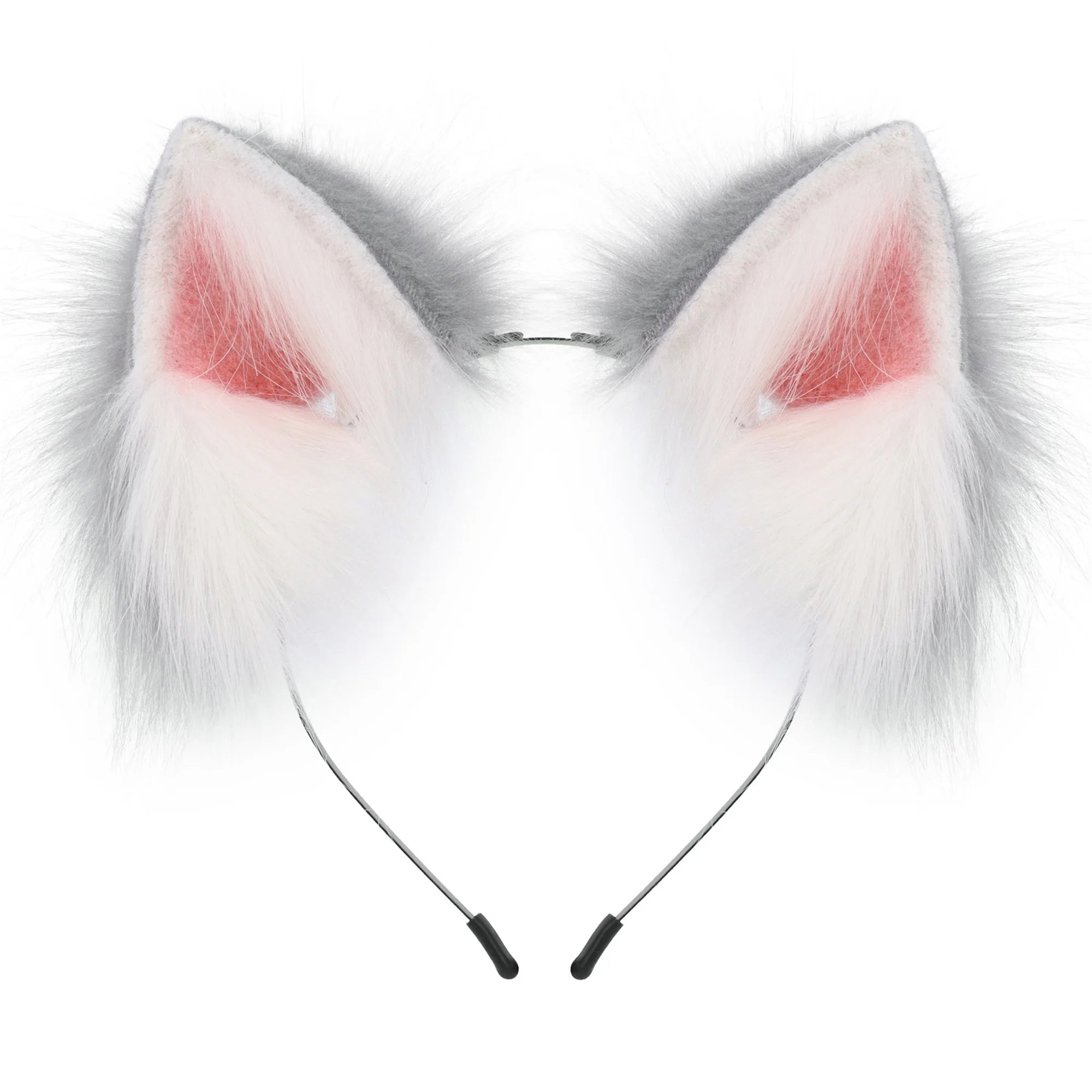 Plush Cat Ears Headpiece Costume for Kids Adults Halloween Dress Up