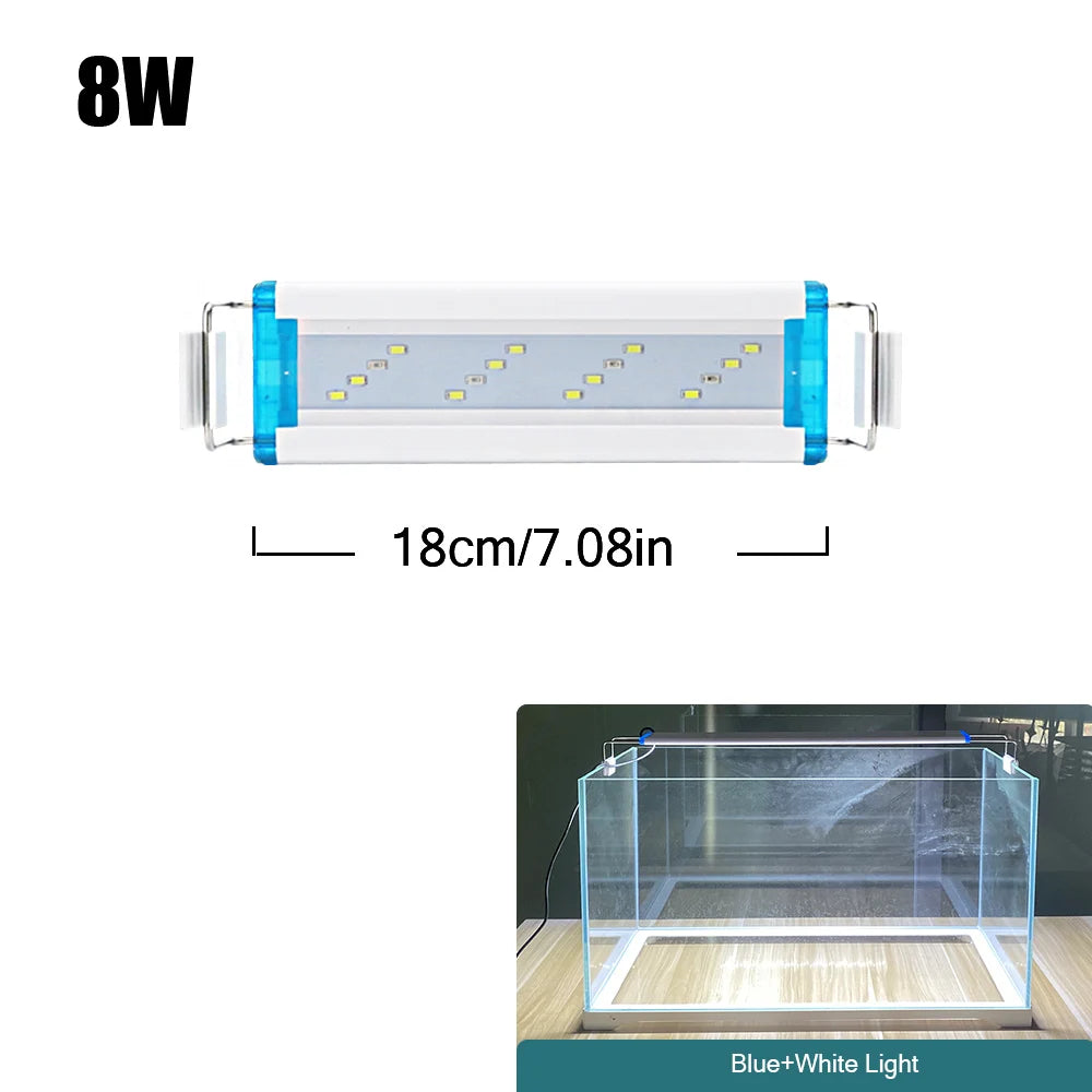 18~70CM Super Bright LED Aquarium Light Clip 90~260Volt