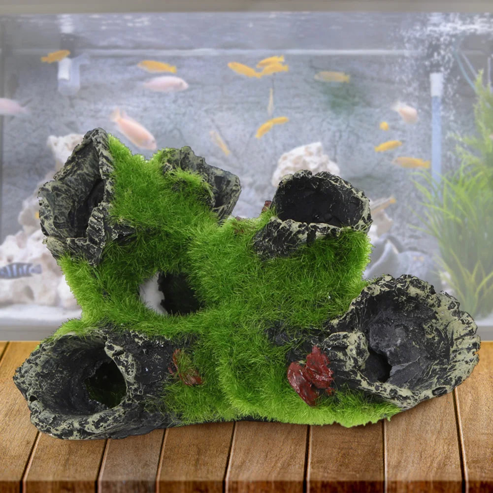 Breeding Hiding Cave Ornaments Evasion House Simulation Moss Roots Aquarium