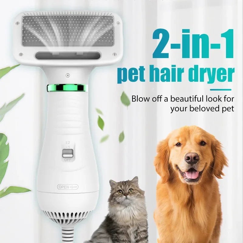 Portable 2 In 1 Pet Grooming Blower Comb /Brush Dryer
