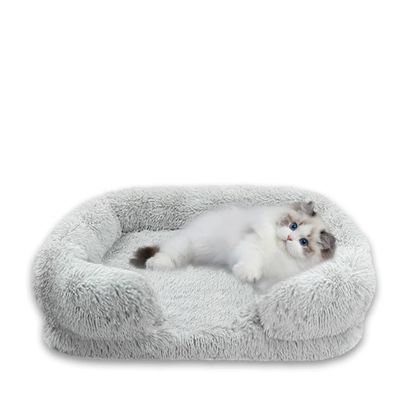 Thick orthopedic, egg sponge, small to extra large pet furniture, washable cover