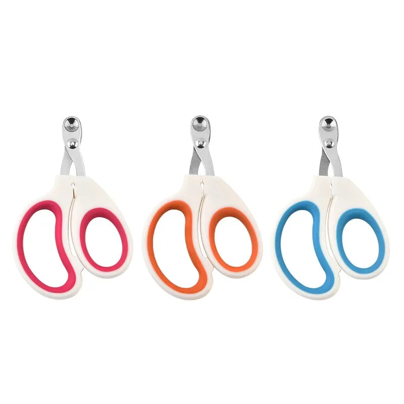 Circular Hole Nail Scissors Professional Pet Nail Clipper / Trimmer Tool
