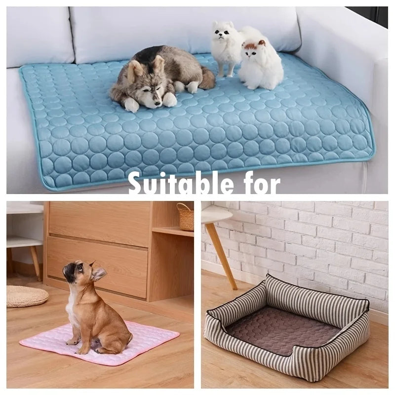 Pet Cooling Mat, Summer Cold Bed Extra Large,  Small - Big Pets