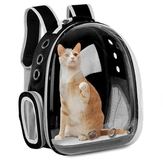 Pet Cat Carrying Transparent Breathable Backpack Space Capsule Bags