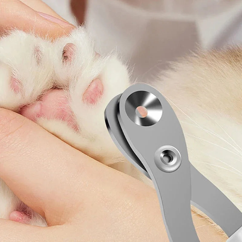 Circular Hole Nail Scissors Professional Pet Nail Clipper / Trimmer Tool