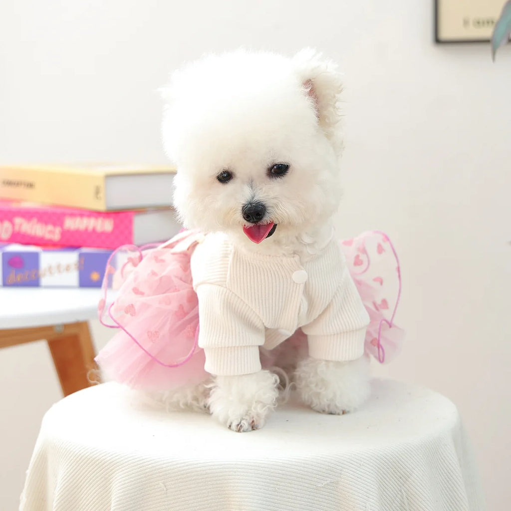 Pink Dresses Fancy Pet Grooming, Formal, Halloween Costumes