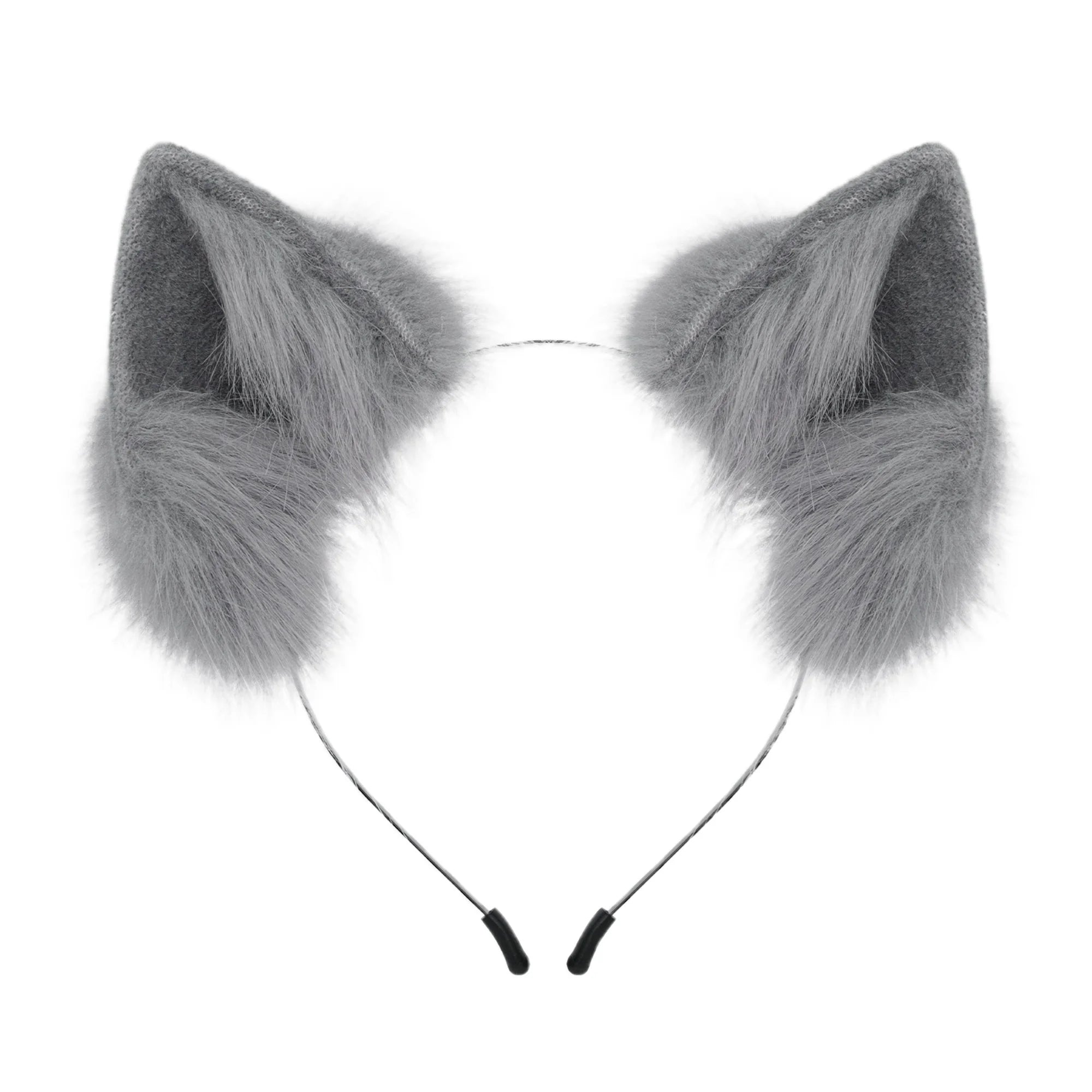 Plush Cat Ears Headpiece Costume for Kids Adults Halloween Dress Up