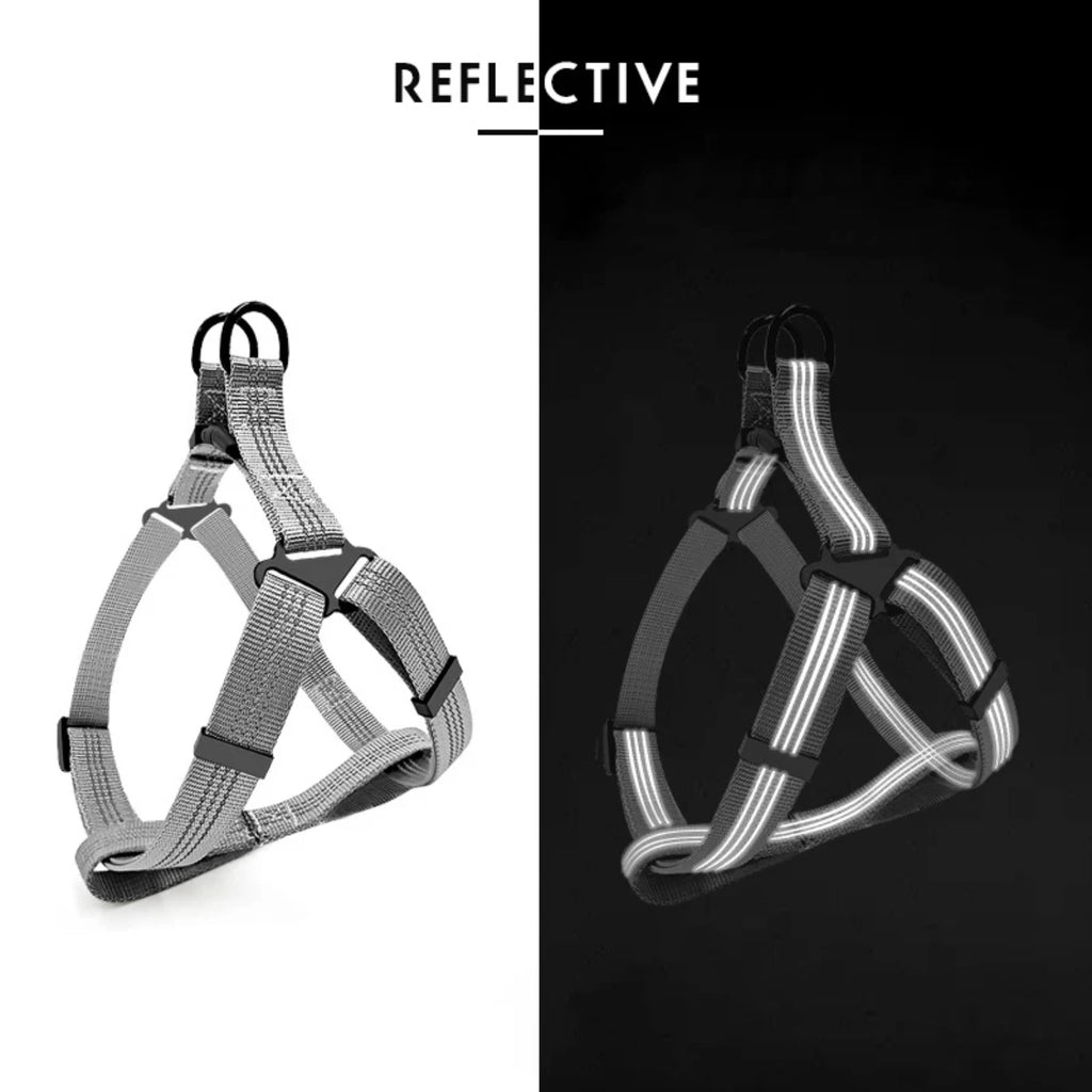 Adjustable Dog Y Harness Breathable Reflective Small Medium Large Dog