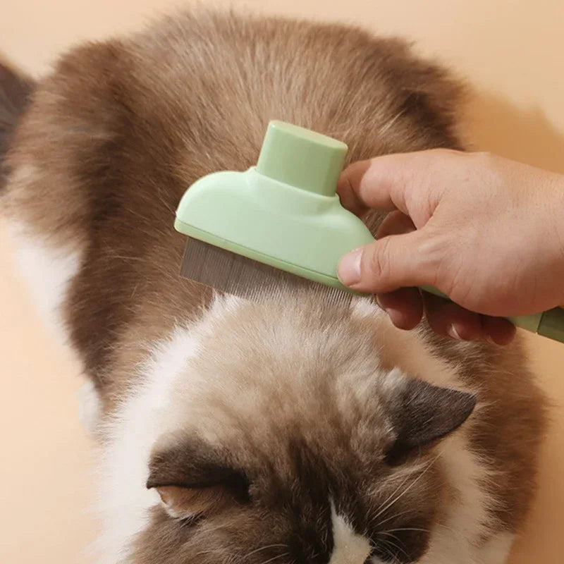 Pet Shedding Slicker Comb, Grooming, Massage, Cleans Tangles