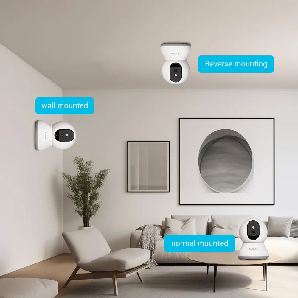 Home Security Camera for Dog/Elder/Pet, One-Touch