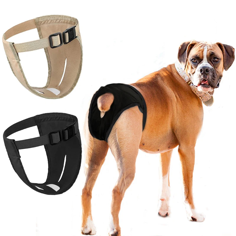 Reusable Female Dog Diapers Adjustable In Heat Sanitary Underwear
