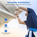 Floodlight Camera  Outdoor Security Surveillance Color Night Vision