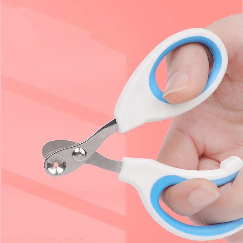 Circular Hole Nail Scissors Professional Pet Nail Clipper / Trimmer Tool