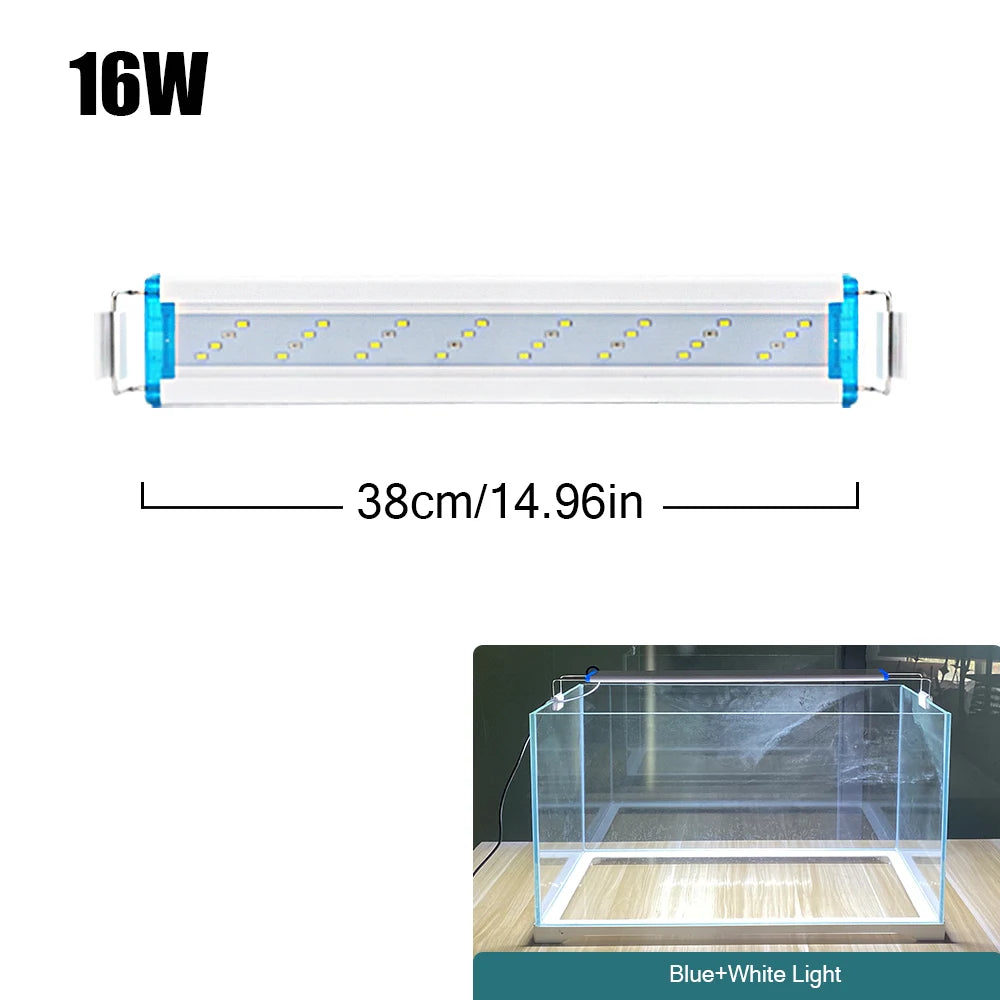 18~70CM Super Bright LED Aquarium Light Clip 90~260Volt