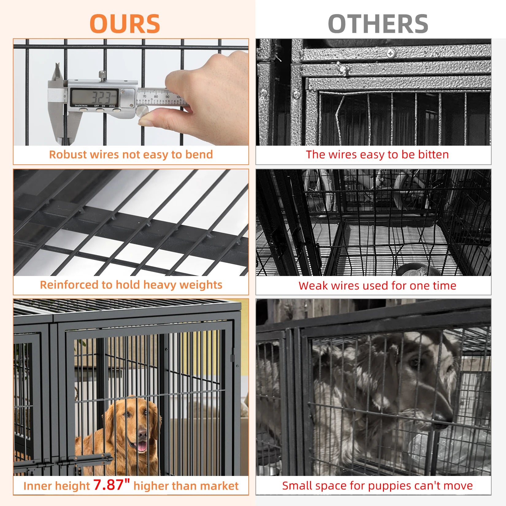 Jumbo Metal Pet Playpen, Kennel House, Steel Lock , Removable Trays