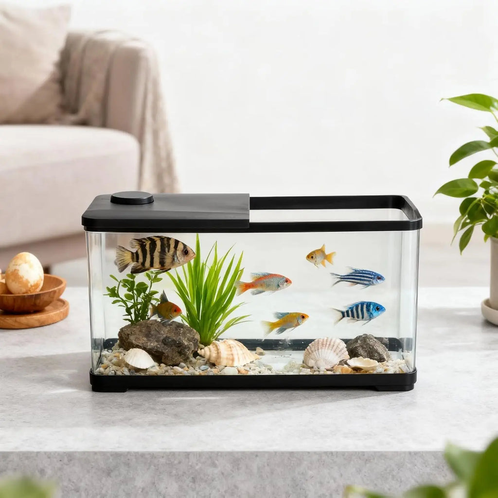 13-Gallon Aquarium Kit with Light, for Betta & Shrimp