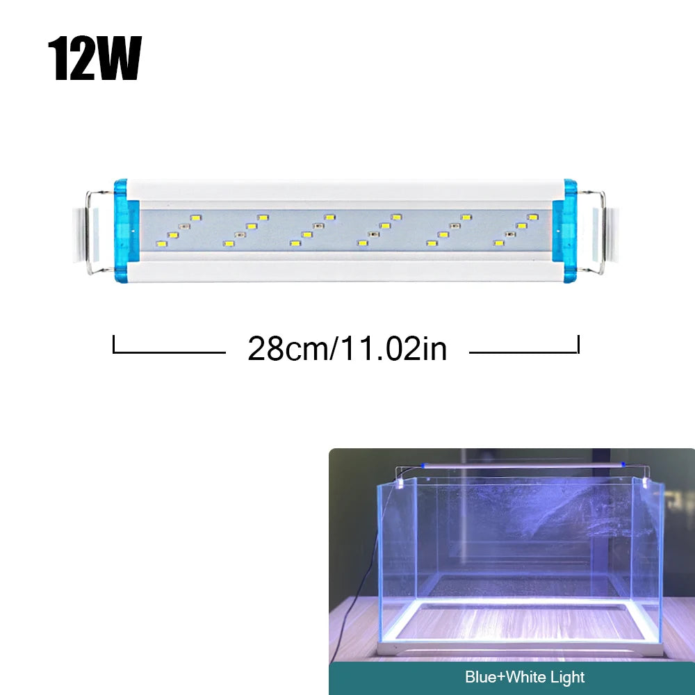 18~70CM Super Bright LED Aquarium Light Clip 90~260Volt