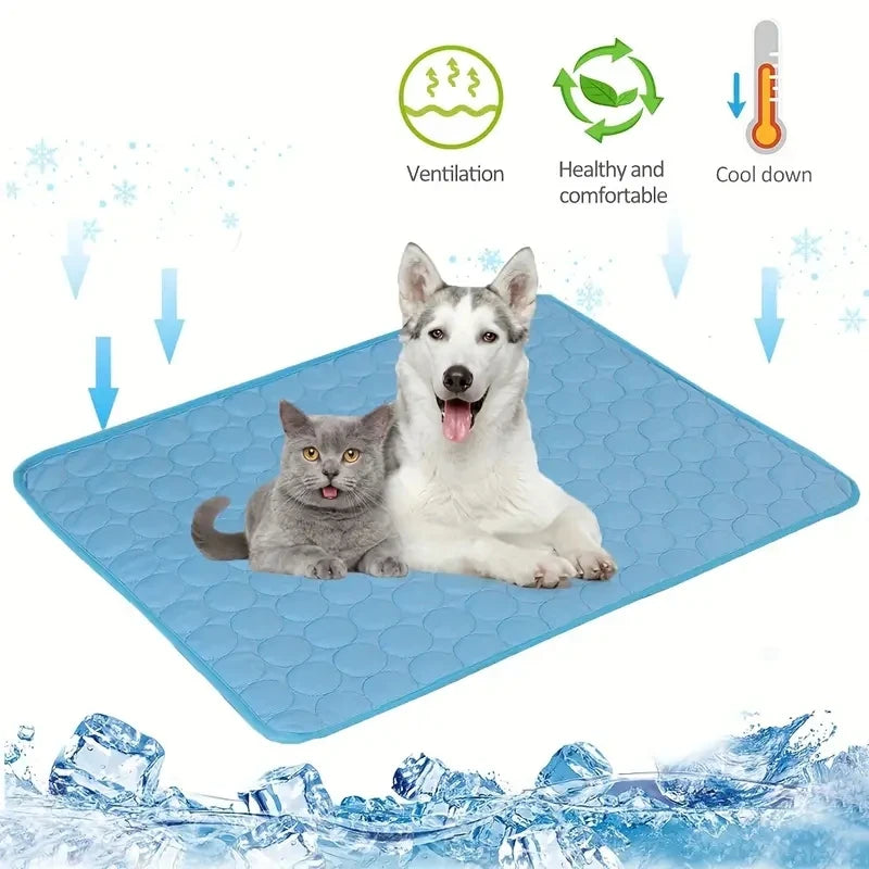 Pet Cooling Mat, Summer Cold Bed Extra Large,  Small - Big Pets