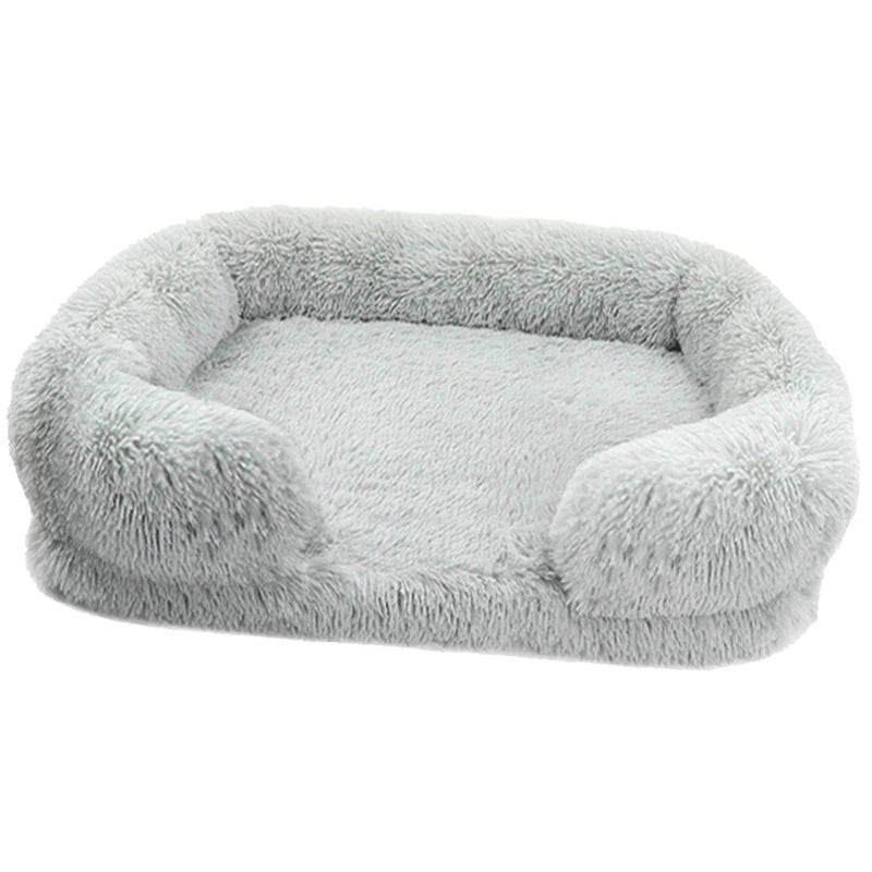 Thick orthopedic, egg sponge, small to extra large pet furniture, washable cover