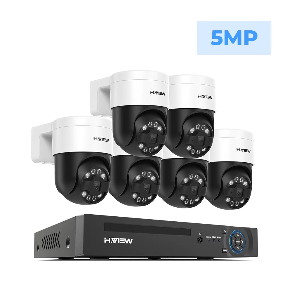 8Ch 4K 5MP 8MP CCTV Security Camera System Human Detection