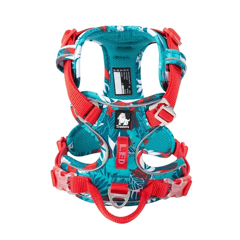 Dog Harness Camouflage Reflective Nylon Special Edition Easy Adjust