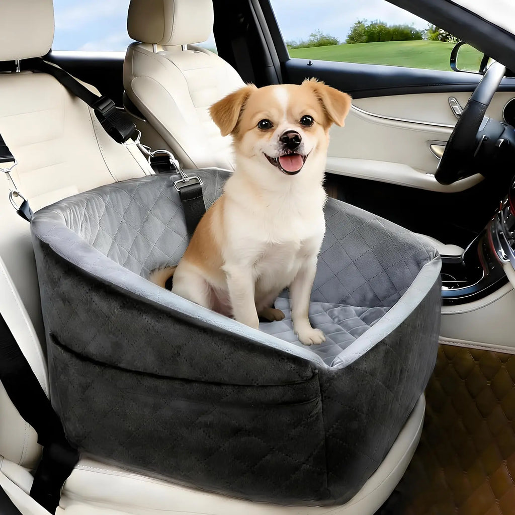 Booster Car Seat, with Safety Belt for pets Under 30-35 LB