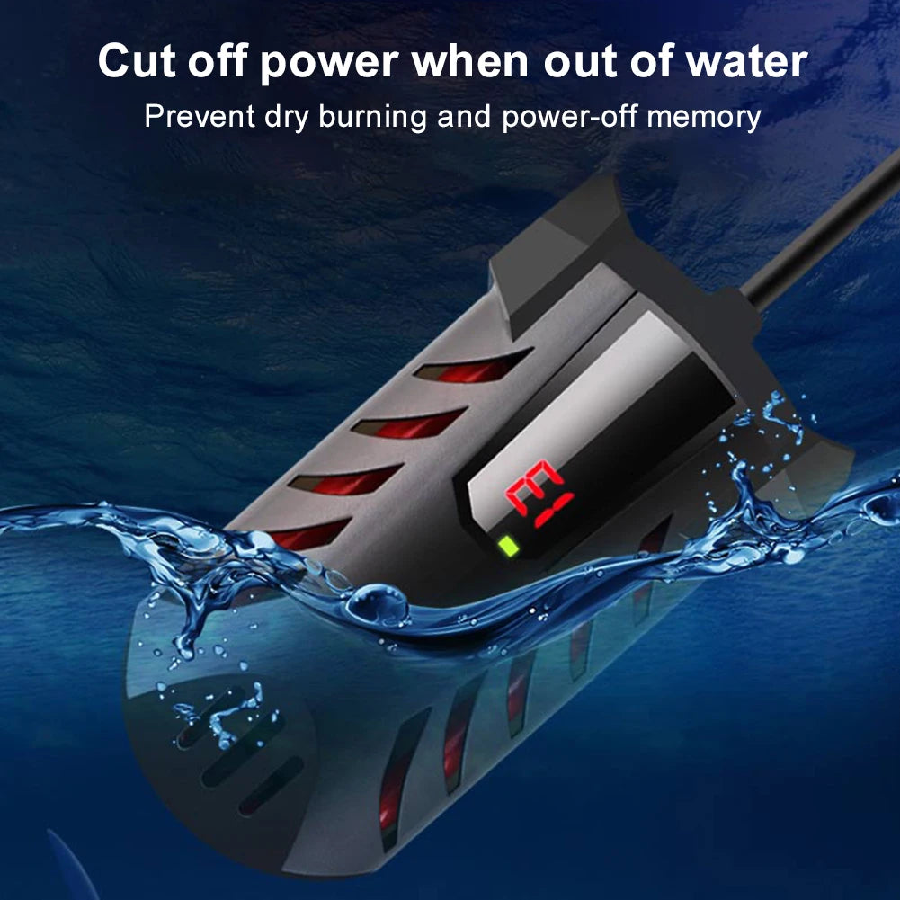 Submersible Heater with Suction Cup Aquarium Explosion-Proof Heating Rod