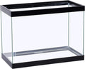 5.5 Gallon Rectangular Glass Fish Tank Aquarium, 16x8x10 Inches