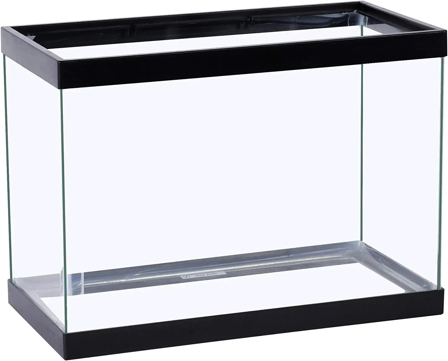 5.5 Gallon Rectangular Glass Fish Tank Aquarium, 16x8x10 Inches