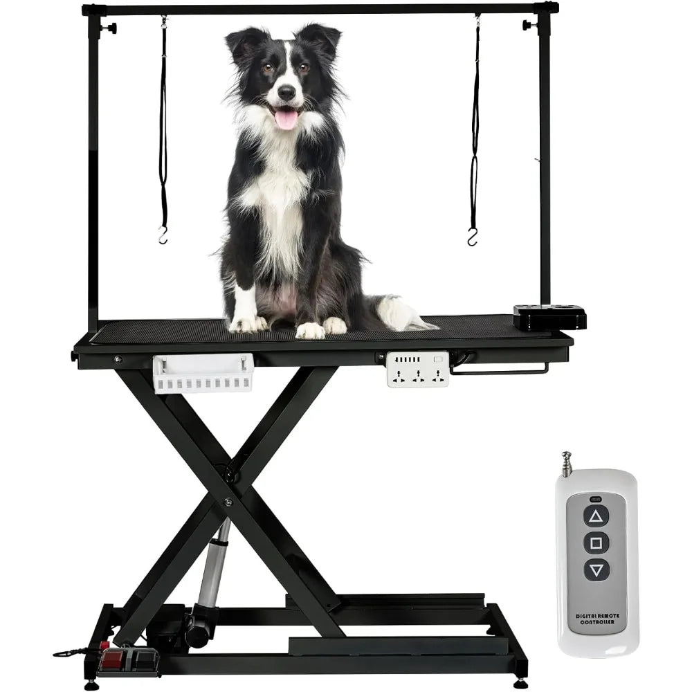 50'' Electric Large Pet Grooming Heavy Duty Height Adjustable Table