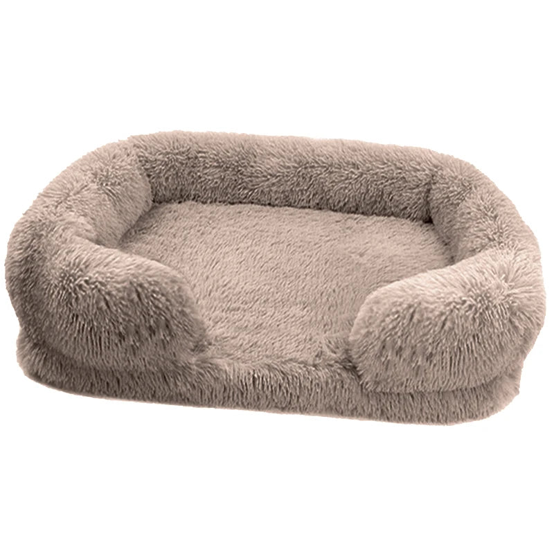 Thick orthopedic, egg sponge, small to extra large pet furniture, washable cover