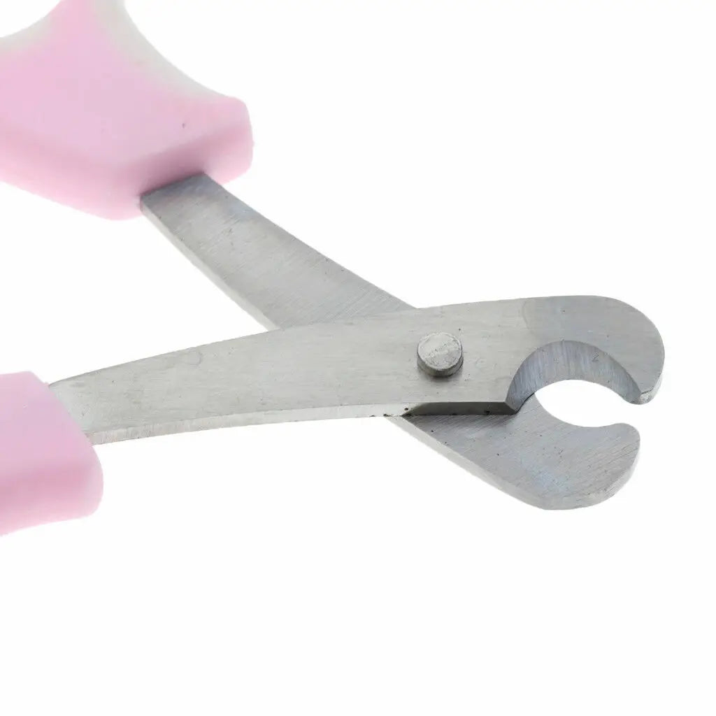 Pet Nail Clippers, Grooming Tool, Pink Trimmer / Claw Cutter