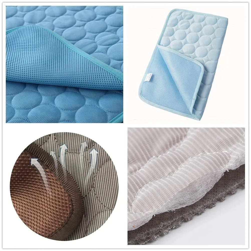 Pet Cooling Mat, Summer Cold Bed Extra Large,  Small - Big Pets