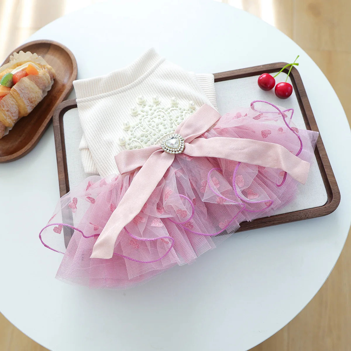 Pink Dresses Fancy Pet Grooming, Formal, Halloween Costumes