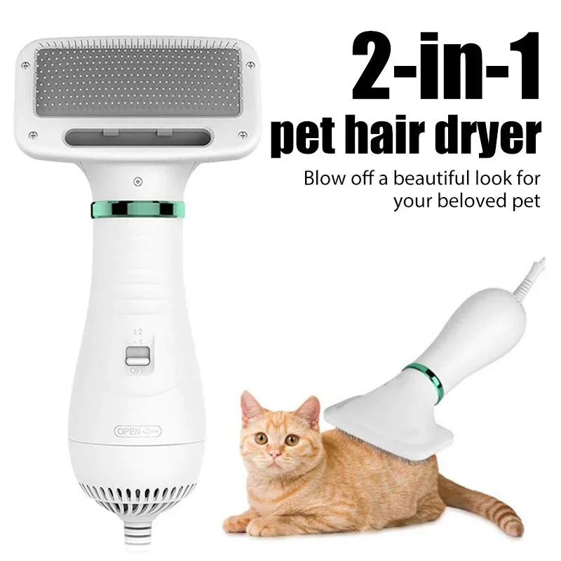 Portable 2 In 1 Pet Grooming Blower Comb /Brush Dryer