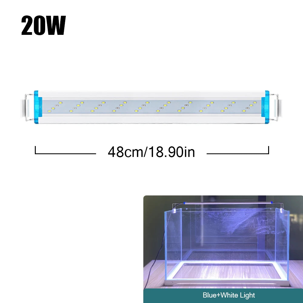 18~70CM Super Bright LED Aquarium Light Clip 90~260Volt
