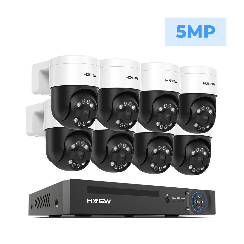 8Ch 4K 5MP 8MP CCTV Security Camera System Human Detection