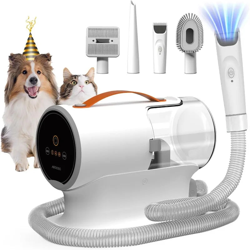 Large Capacity Strong Pet Grooming Vacuum Kit,12000Pa, 2L  Vacuum