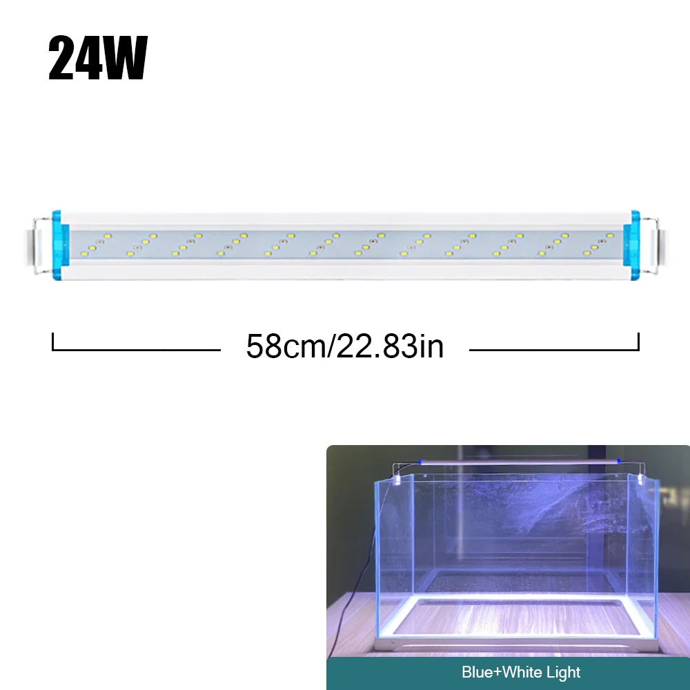 18~70CM Super Bright LED Aquarium Light Clip 90~260Volt