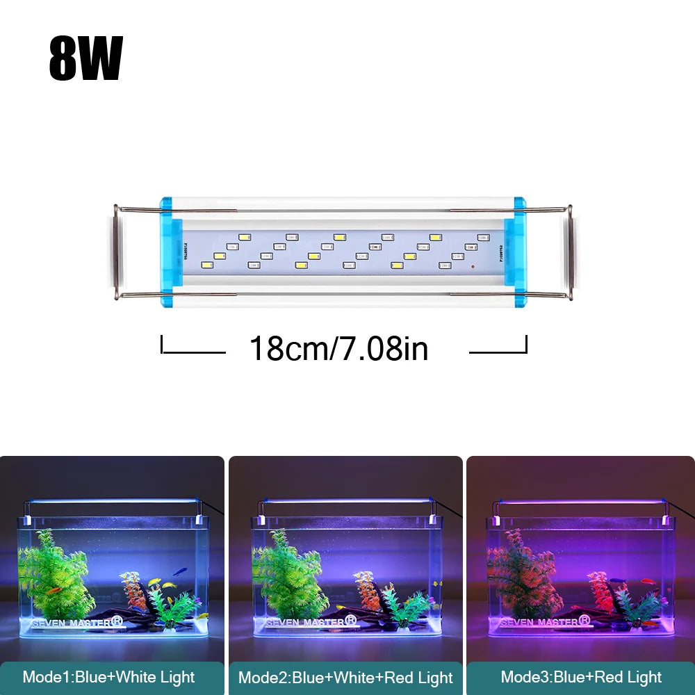18~70CM Super Bright LED Aquarium Light Clip 90~260Volt