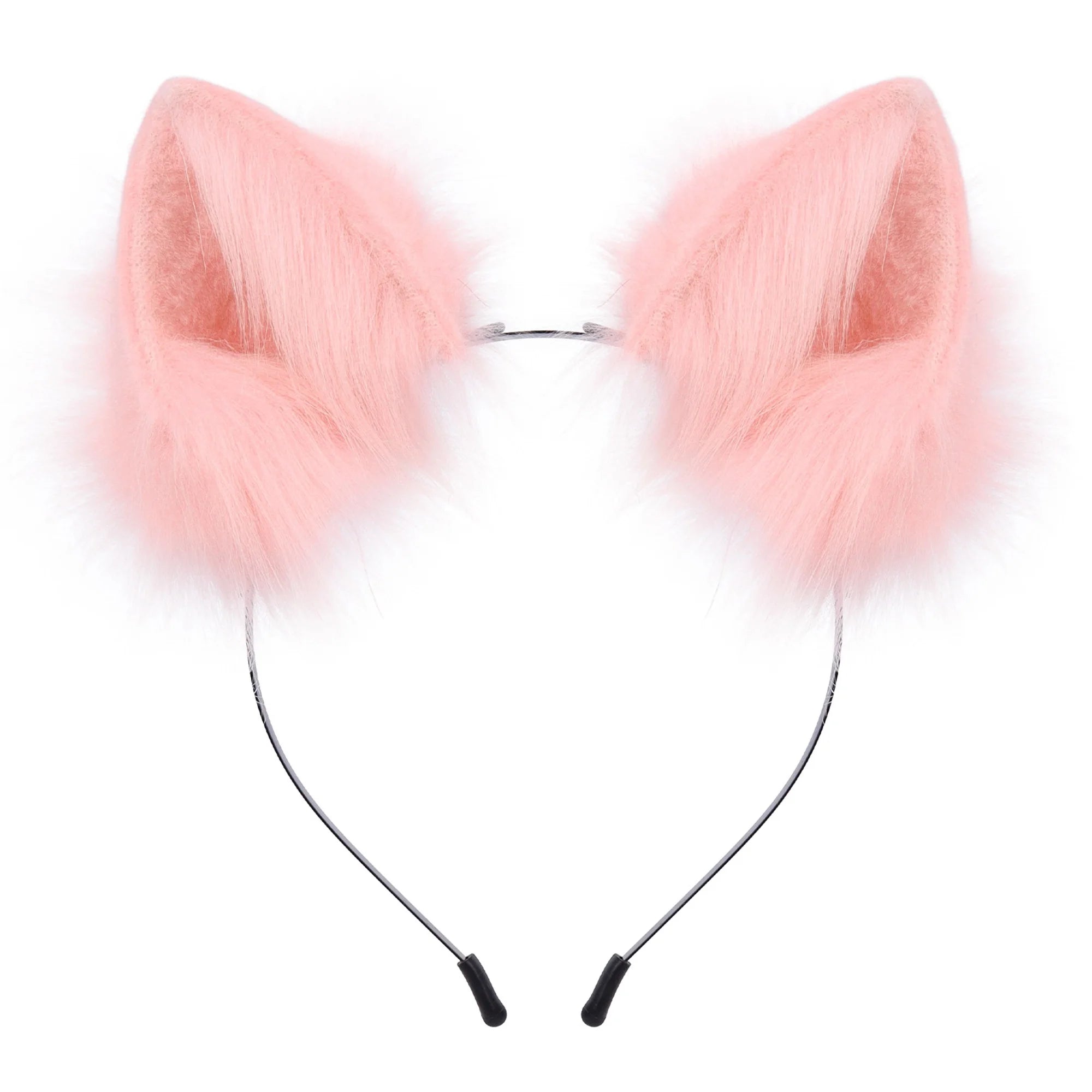 Plush Cat Ears Headpiece Costume for Kids Adults Halloween Dress Up