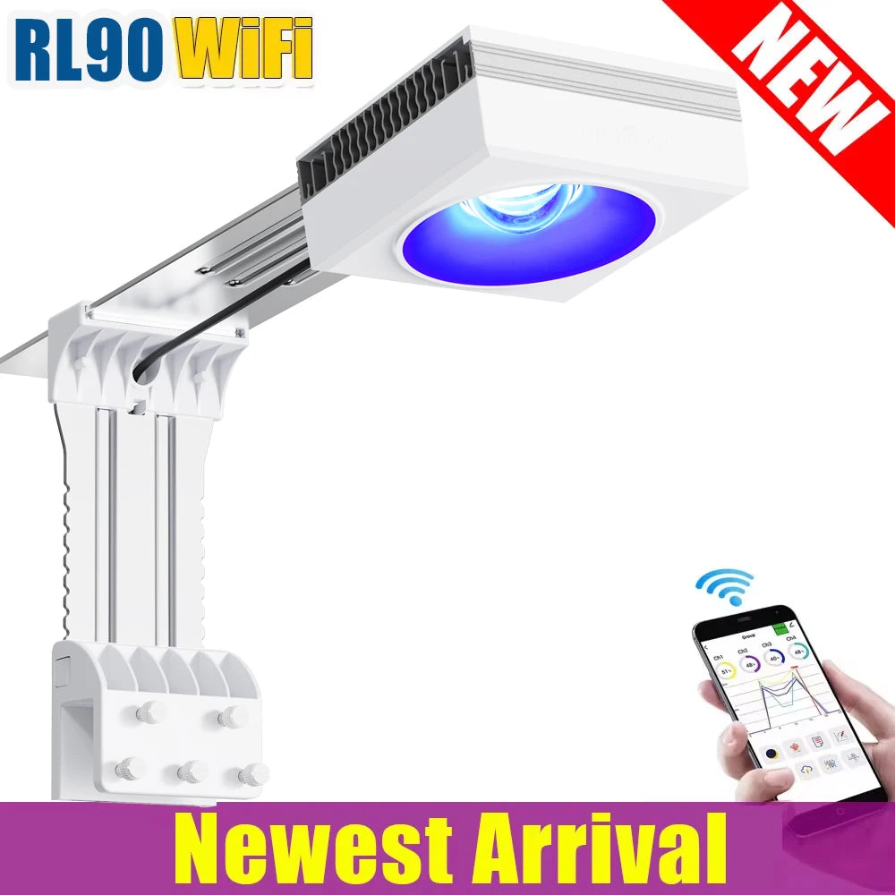 LED Lighting, Saltwater for Marine Reef Fish Tank, Include Mount