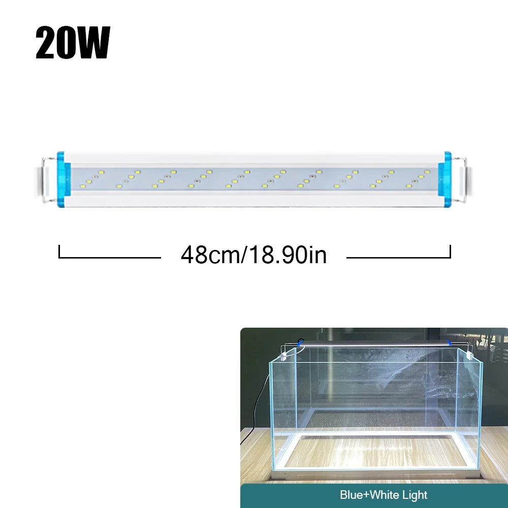 18~70CM Super Bright LED Aquarium Light Clip 90~260Volt