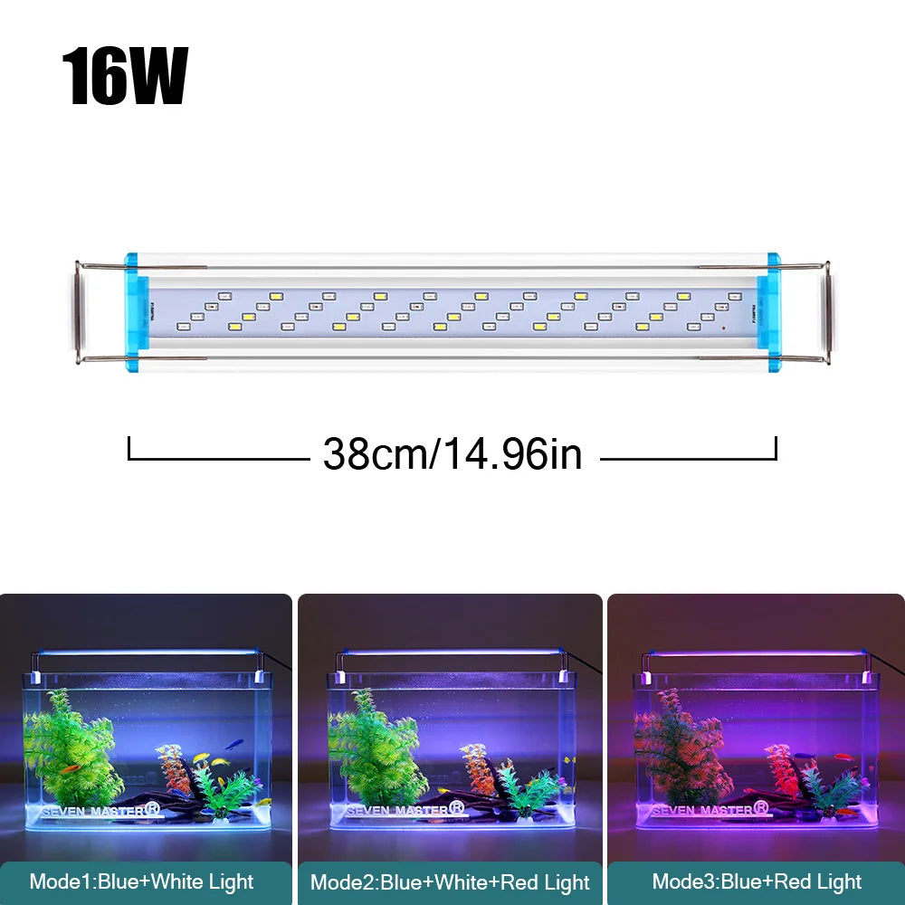 18~70CM Super Bright LED Aquarium Light Clip 90~260Volt